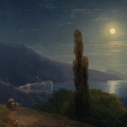 Moonlight by the sea